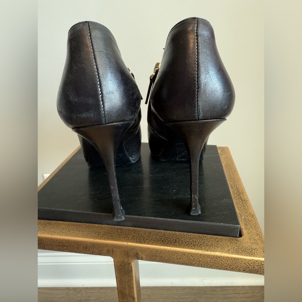 Yves Saint Laurent Tribute Platform Ankle Boots - Picture 9 of 15